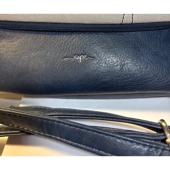 Espe Convertible Crossbody Backpack Purse Vegan Leather Floral Embroidered Zip - Picture 7 of 16